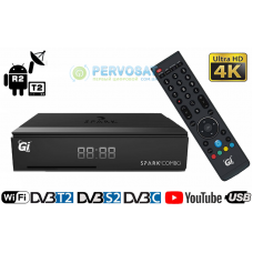 Спутниковый HD ресивер GI HD Spark 3 COMBO HD DVB-S2/T2/C 1GB/8GB Android 5.1 Спутниковый HD ресивер GI HD Spark 3 COMBO HD DVB-S2/T2/C 1GB/8GB Android 5.1