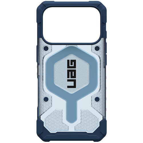 Чохол+ремінець UAG для iPhone 17 Pro, Pathfinder Clear MagSafe Bundle, Blues Lanyard