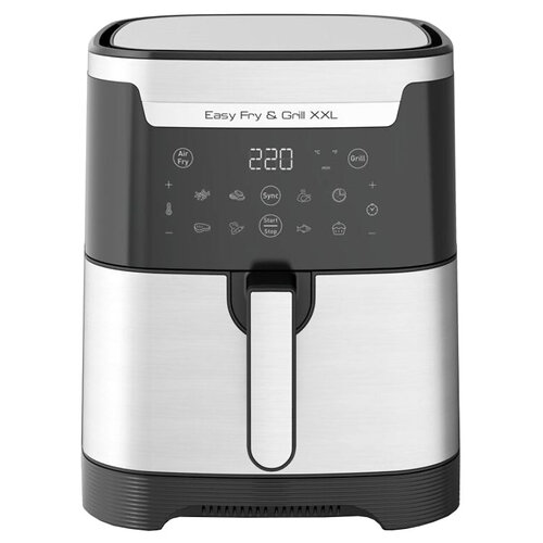 Мультипіч Tefal EasyFry&Grill XXL, 1830Вт, чаша-6.5л, сенсорне керув., 8 програм, пластик, чорно-сірий