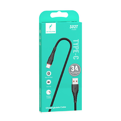 Кабель SkyDolphin S02T USB - USB Type-C (M/M), 1 м, Black (USB-000589)