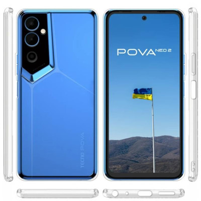 Чехол-накладка BeCover для Tecno Pova Neo 2 (LG6n) Transparancy (708664)