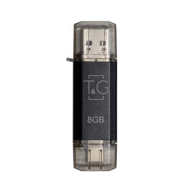 Флеш-накопитель USB 8GB Type-C T&G 009 Star Series Black (TG009TC-8GBK)