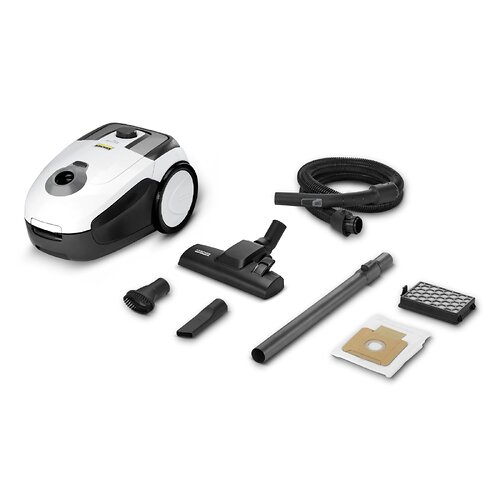 Пилосос Karcher мішковий VC 2.8, 700Вт, 2л, НЕРА, білий