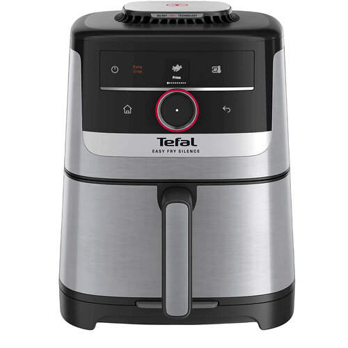 Мультипіч Tefal Easy Fry Silence Smart, 1670Вт, чаша-5л, сенсорне керув., 55 програм, пластик, сірий
