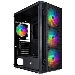 Корпус 1stPlayer X4-4F1 Black 600W