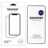 Захисне скло BeCover для Samsung Galaxy S24 FE SM-S721 10D Black (712486)