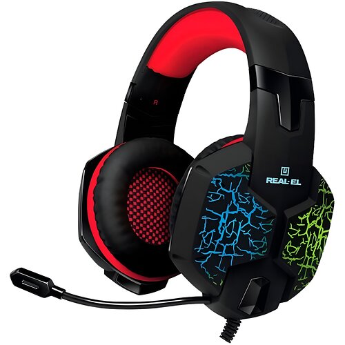 Наушники REAL-EL GDX-7750 Black\/Red