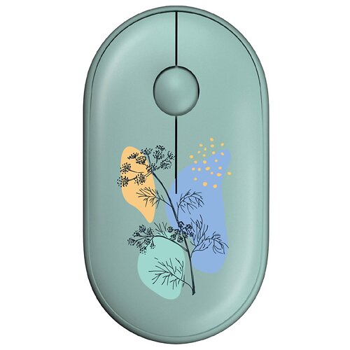 Беспроводная мышь 2E MF300 Flora Dill Silent WL BT Green (2E-MF300WFLORAGN)