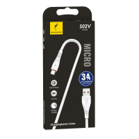 Кабель SkyDolphin S02T USB - USB Type-C (M/M), 1 м, White (USB-000588)