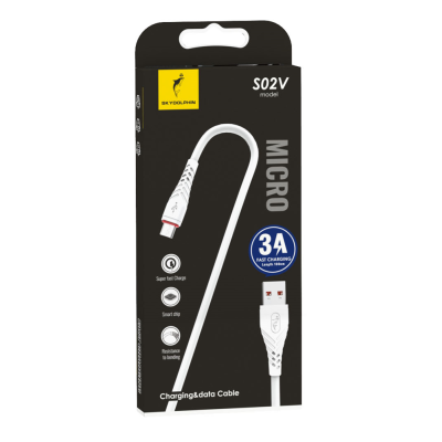 Кабель SkyDolphin S02T USB - USB Type-C (M/M), 1 м, White (USB-000588)