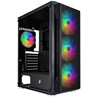 Корпус 1stPlayer X4-4F1 Black 600W