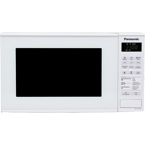Мікрохвильова піч Panasonic , 20л, електр.керув., 800Вт, гриль, дисплей, білий