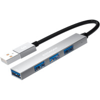 USB-хаб Essager Fengyang 4 в 1 Splitter USB-A (EHBA04-FY10-P)