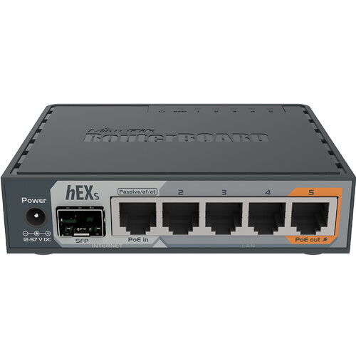 Маршрутизатор MikroTik hEX S