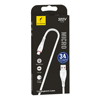 Кабель SkyDolphin S02V USB - micro USB (M/M), 1 м, White (USB-000590)