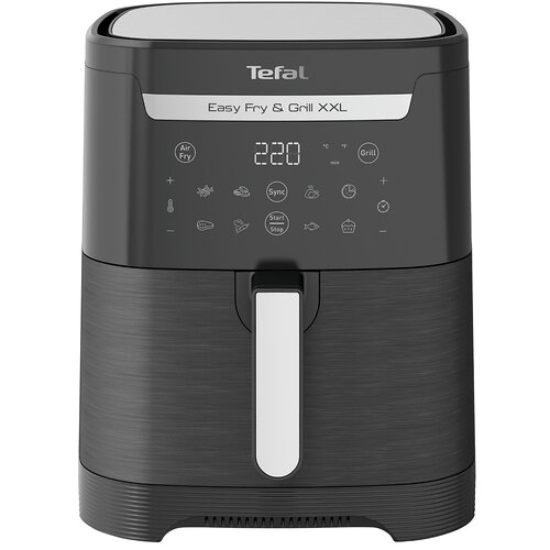 Мультипіч Tefal EasyFry&Grill XXL, 1830Вт, чаша-6.5л, сенсорне керув., 8 програм, пластик, чорний