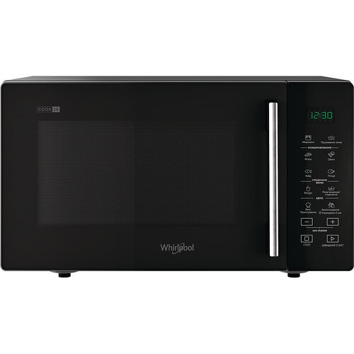 Мікрохвильова піч Whirlpool, 25л, електронне керув., 900Вт, дисплей, чорний