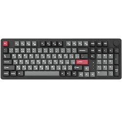 Беспроводная клавиатура GamePro Asgard Drakkar Keychron Super Red Switch Black (MK305BK)