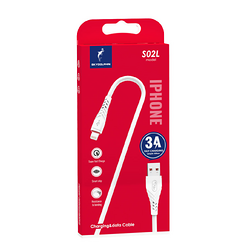 Кабель SkyDolphin S02L USB - Lightning (M/M), 1 м, White (USB-000586)
