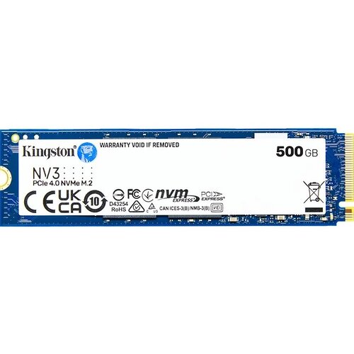 Накопичувач SSD Kingston M.2  500GB PCIe 4.0 NV3
