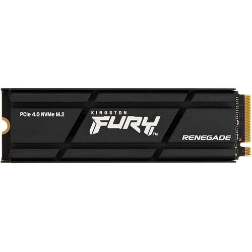 Накопичувач SSD Kingston M.2 2TB PCIe 4.0 FURY Renegade + радіатор