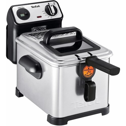 Фритюрниця Tefal Filtra Pro, 2400Вт, ємність-3л, механічне керув., від 150°C до 190°C нержавіюча сталь, чорний