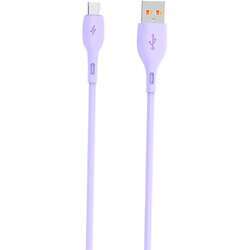 Кабель SkyDolphin S22V Soft Silicone USB - micro USB (M/M), 1 м, Violet (USB-000606)