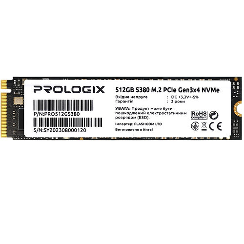 Накопичувач SSD M.2 512GB PCIe 3.0
