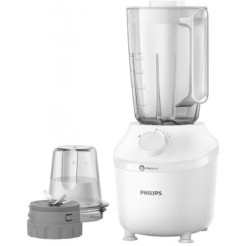 Блендер Philips стаціонарний 3000 series 450Вт, чаша-1900мл, чопер, імпульсний режим, білий