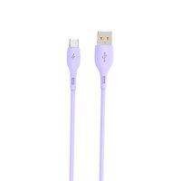 Кабель SkyDolphin S22T Soft Silicone USB - USB Type-C (M/M), 1 м, Violet (USB-000603)