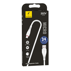 Кабель SkyDolphin S02V USB - micro USB (M/M), 1 м, White (USB-000590)