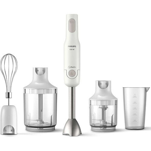Блендер Philips заглибний Daily Collection 650Вт, 4в1, білий