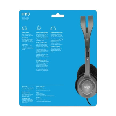 Гарнітура Logitech H110 (981-000271) Гарнітура Logitech H110 (981-000271)