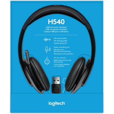 Наушники Logitech H540 USB (981-000480) Наушники Logitech H540 USB (981-000480)