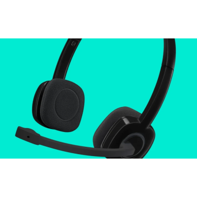 Гарнiтура Logitech H151 Stereo Black (981-000589) Гарнiтура Logitech H151 Stereo Black (981-000589)