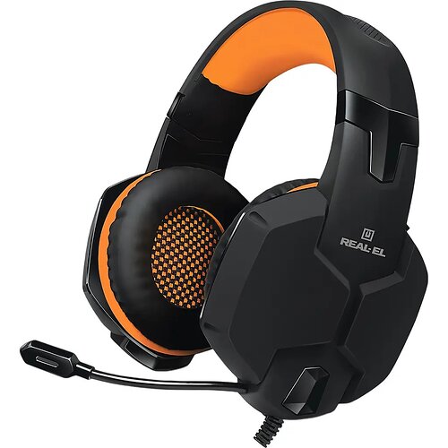 Наушники REAL-EL GDX-7700 Black/Orange