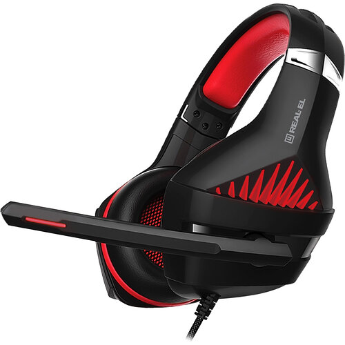 Наушники REAL-EL GDX-7600 Black\/Red