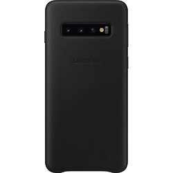 Чехол-накладка Samsung Leather Cover для Samsung Galaxy S10 SM-G973 Black (EF-VG973LBEGRU)