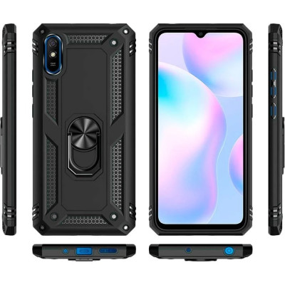 Чохол-накладка BeCover Military для Xiaomi Redmi 9A Black (705574)