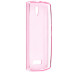 Чохол-накладка Drobak Ultra PU для Lenovo A2010 Pink (219258)