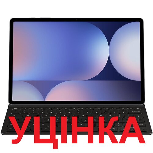 Чохол-клавіатура Samsung Book Cover Keyboard Slim AI Key для Samsung Galaxy Tab S9+ 12.4 SM-X810/SM-X816 / Galaxy Tab S9 FE+ 12.4 SM-X610/ SM-X616 / Galaxy Tab S10+ 12.4 SM-X820/SM-X826 Black (EF-DX820UBEGWW)