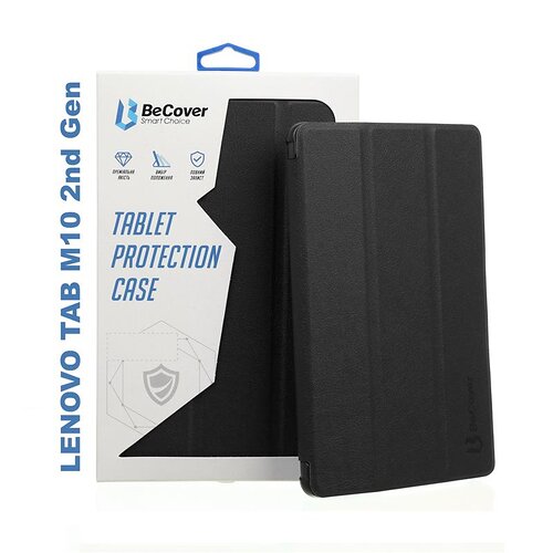 Чехол-книжка BeCover Smart для Lenovo Tab M10 HD 2nd Gen TB-X306 Black (705627)