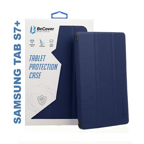 Чехол-книжка BeCover Smart для Samsung Galaxy Tab S7+ SM-T970\/SM-T975 Deep Blue (705226)