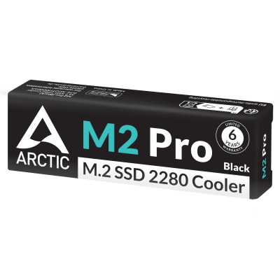 Радіатор охолодження для SSD Arctic M2 Pro Black (ACOTH00001A) Радіатор охолодження для SSD Arctic M2 Pro Black (ACOTH00001A)