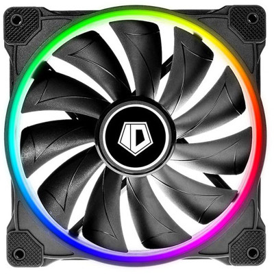 Вентилятор ID-Cooling ZF-14025-ARGB (Single Pack), 140x140x25мм, 4-pin PWM, черный Вентилятор ID-Cooling ZF-14025-ARGB (Single Pack), 140x140x25мм, 4-pin PWM, черный