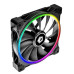 Вентилятор ID-Cooling ZF-14025-ARGB (Single Pack), 140x140x25мм, 4-pin PWM, черный Вентилятор ID-Cooling ZF-14025-ARGB (Single Pack), 140x140x25мм, 4-pin PWM, черный