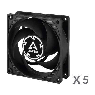 Вентилятор Arctic P8 PWM PST Black - 5 Pack (ACFAN00154A)