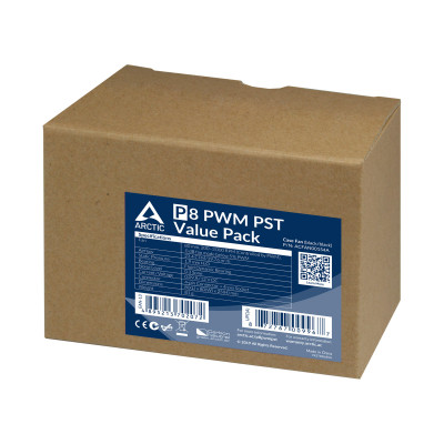 Вентилятор Arctic P8 PWM PST Black - 5 Pack (ACFAN00154A)