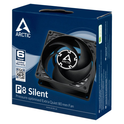 Вентилятор Arctic P8 Silent Black (ACFAN00152A) Вентилятор Arctic P8 Silent Black (ACFAN00152A)