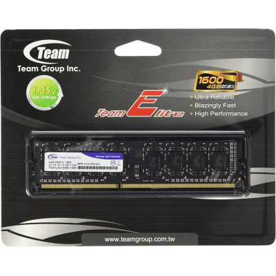 Модуль памяти DDR3 4GB/1600 1,35V Team Elite (TED3L4G1600C1101)